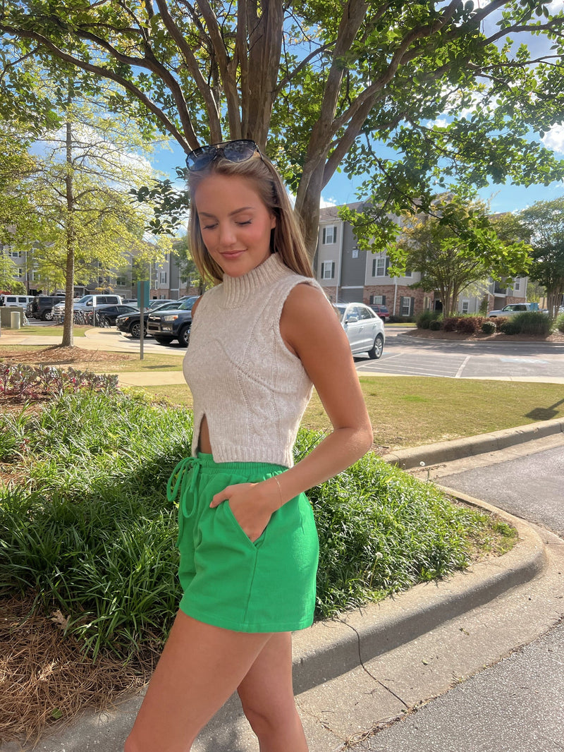 In The Moment Shorts - Green