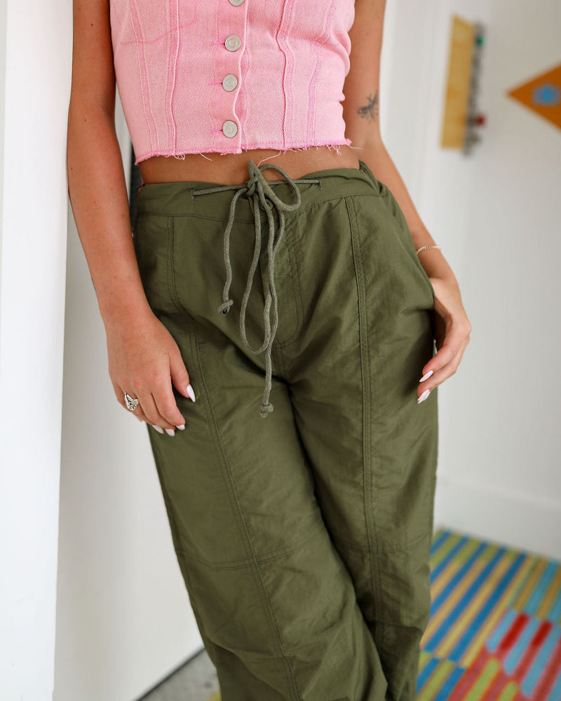 Carly Cargo Pant - Olive – cocolillys