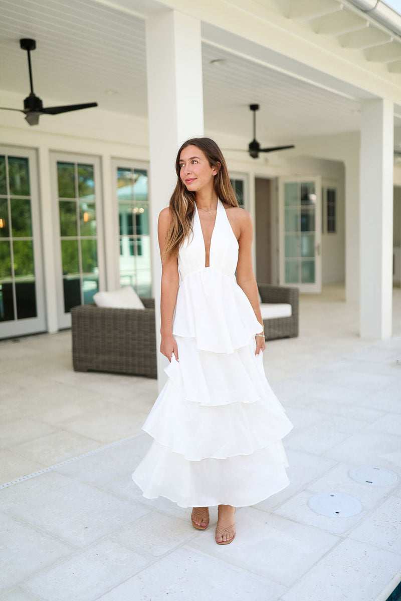 Coco Maxi Dress - White