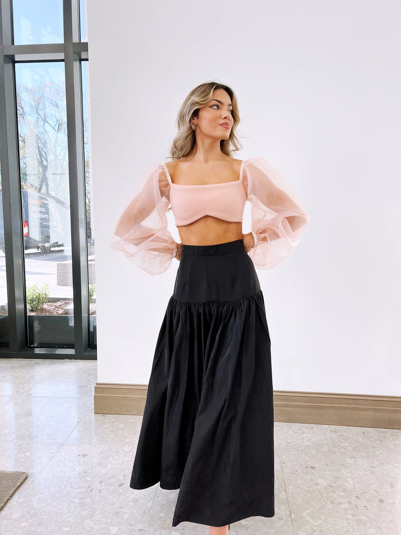 Rose’ Cropped Top - Blush