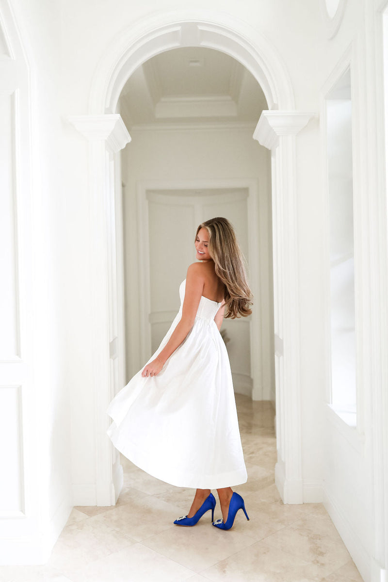 Valetta Dress - White