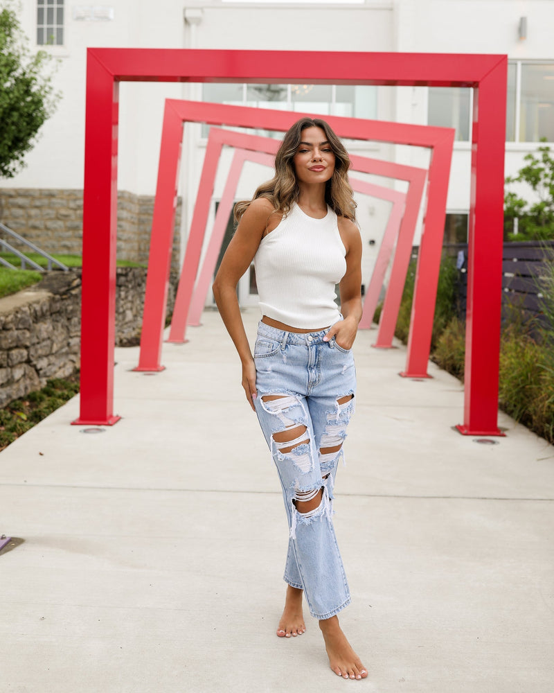 Harlow High Rise Jean - Blue