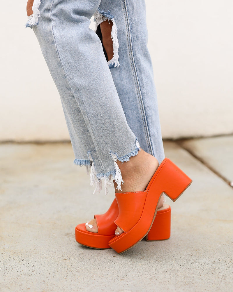 Kylin Platform Wedge - Orange