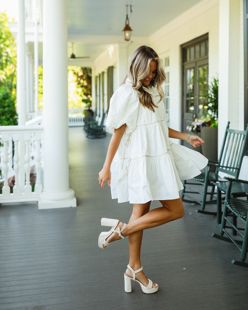 Hampton Shirt Dress - White