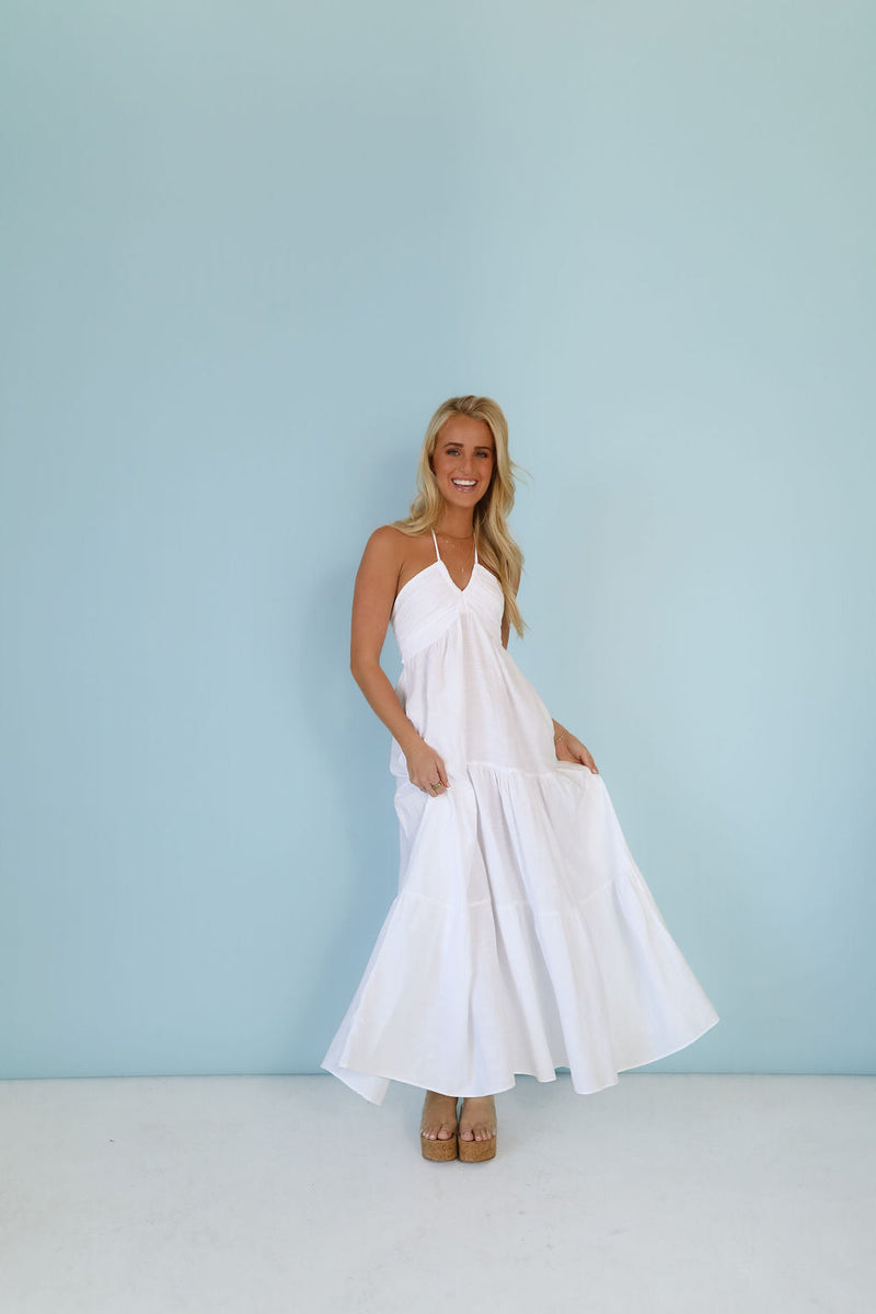 Brentwood Maxi Dress - White