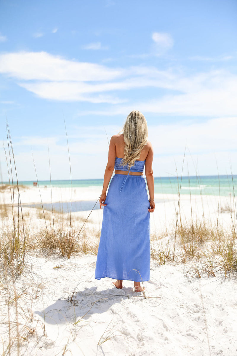 All Day Long Maxi - Azure