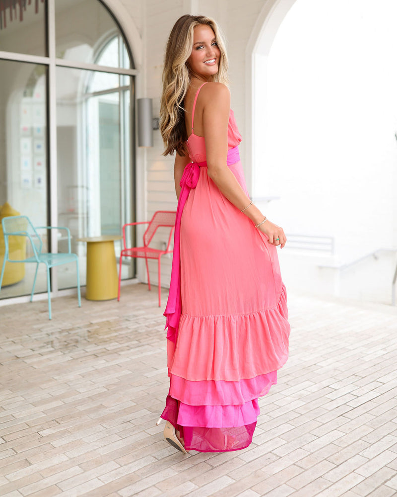 Coral Frenzy Dress - Pinks