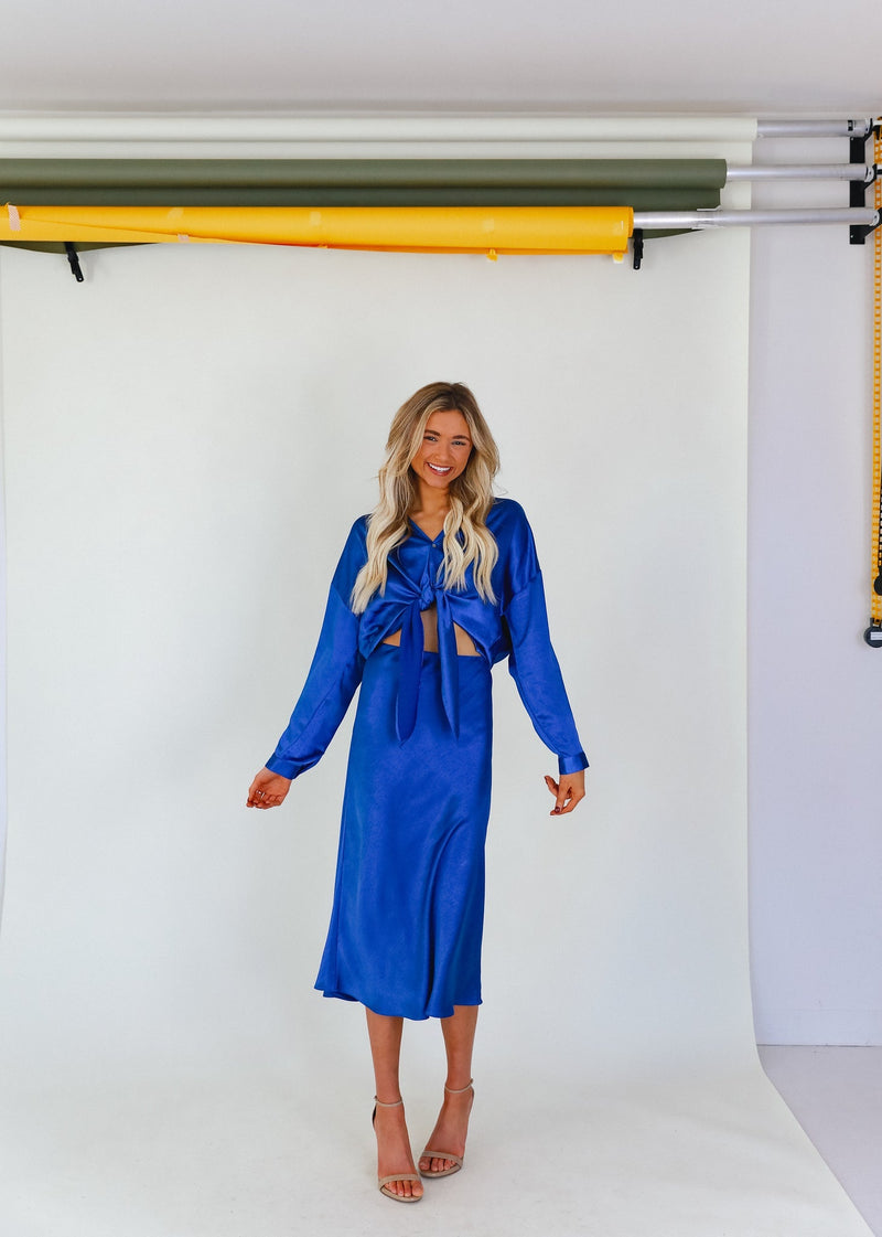 Lucy Paris Top - Cobalt