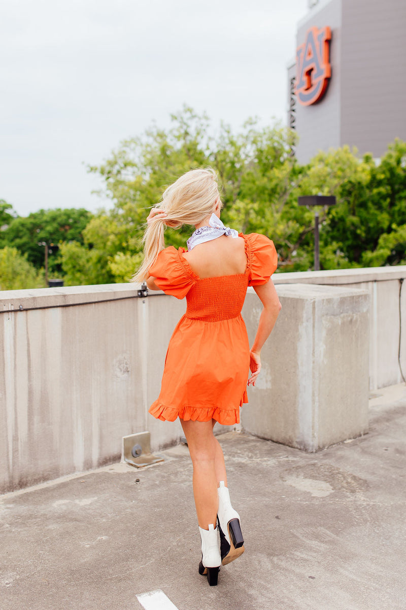 Hamilton Mini Dress - Orange