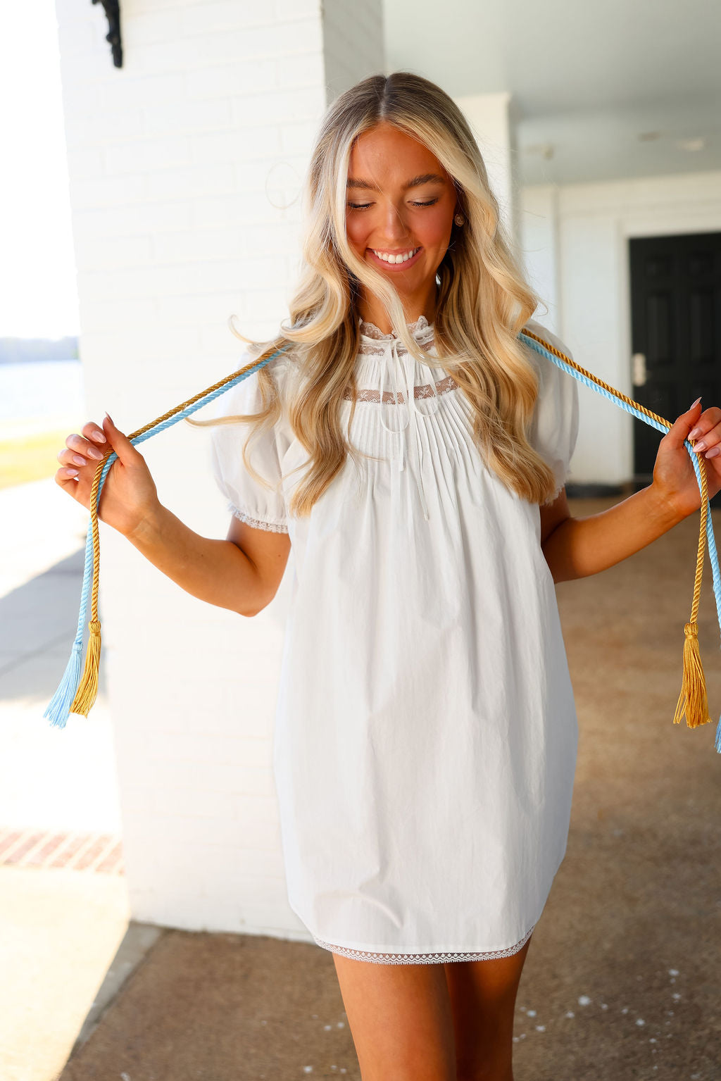 Henry Mini Dress - White – cocolillys
