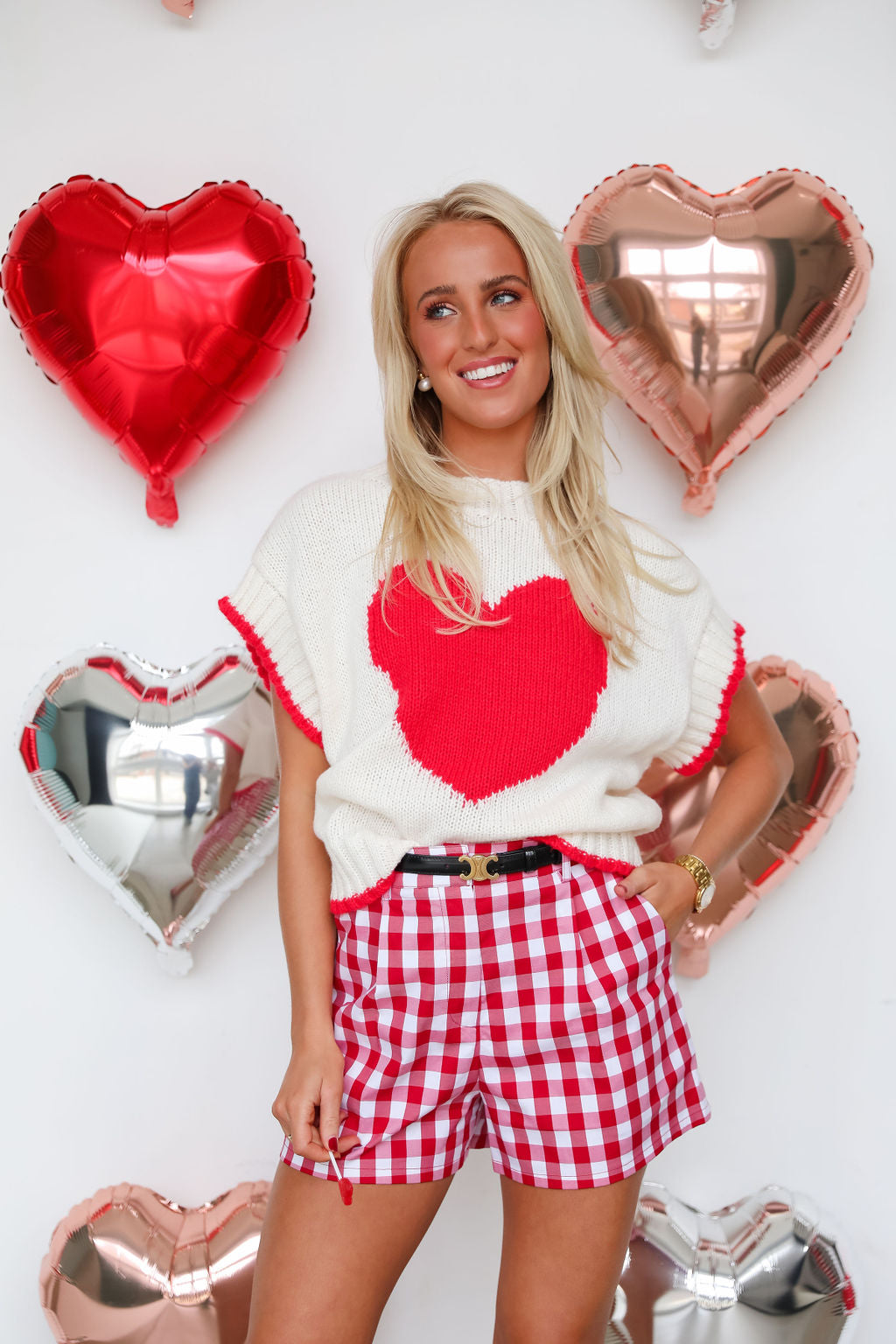Coco Park Shorts - Red Check – cocolillys