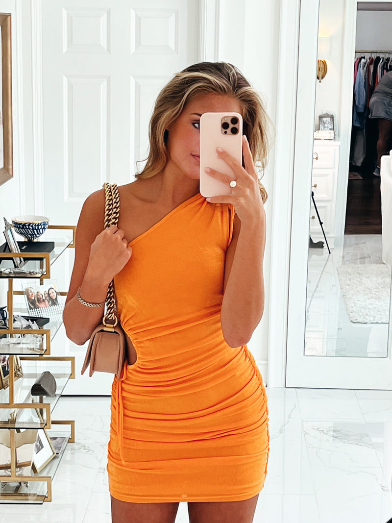 Monica Dress - Orange