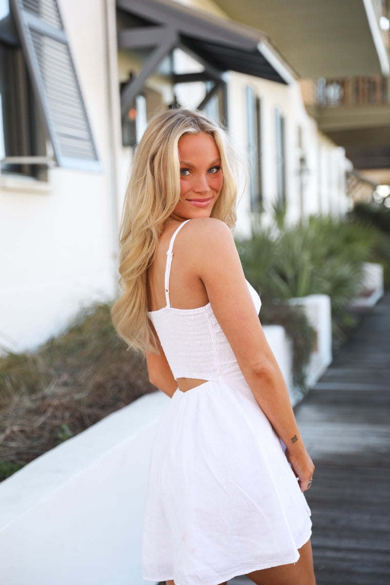 Beach House Dress - White
