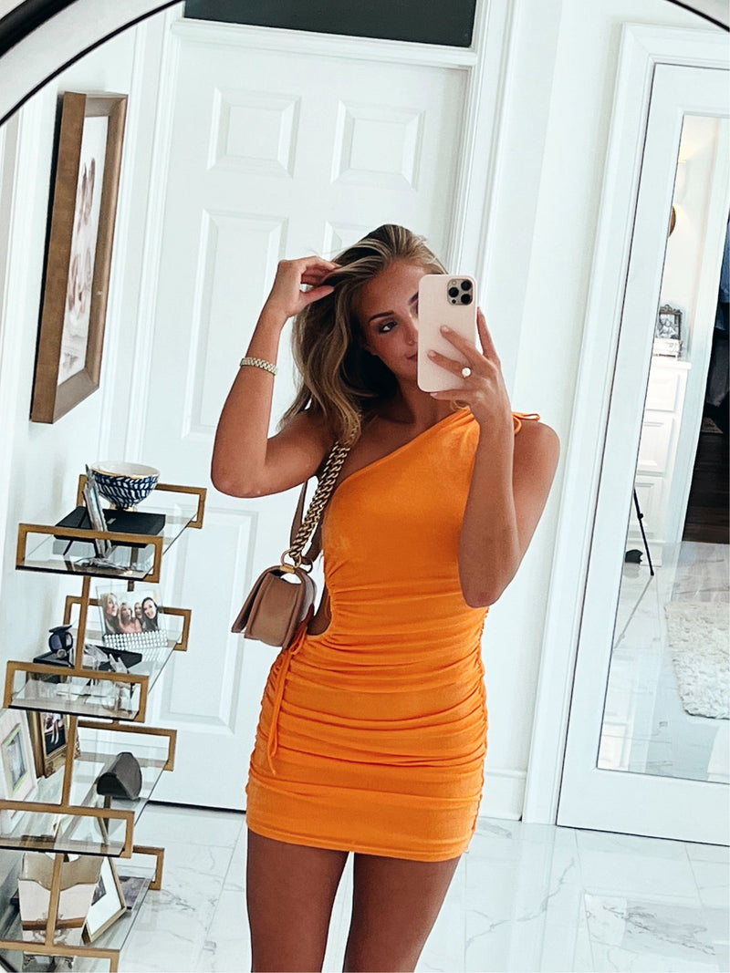 Monica Dress - Orange